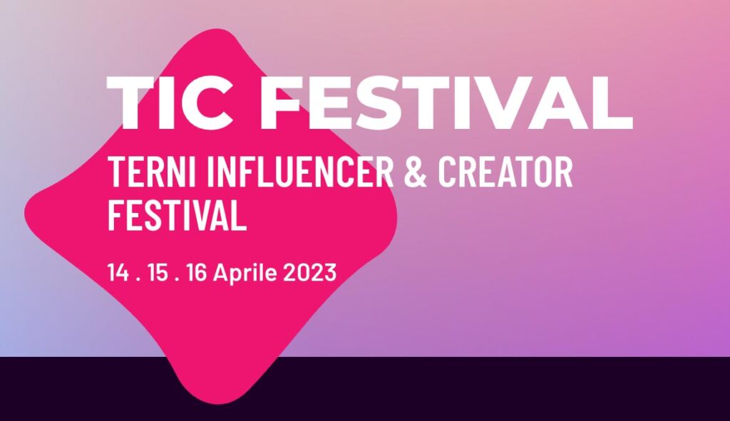 Ci vediamo al Terni Influencer e Creator Festival: l’evento che vuole diventare il punto di riferimento nazionale per discutere e comprendere il mondo in cui tutti noi viviamo oggi.